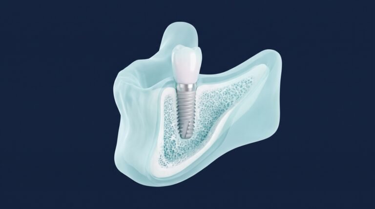 Diş implantı kemik kesiti